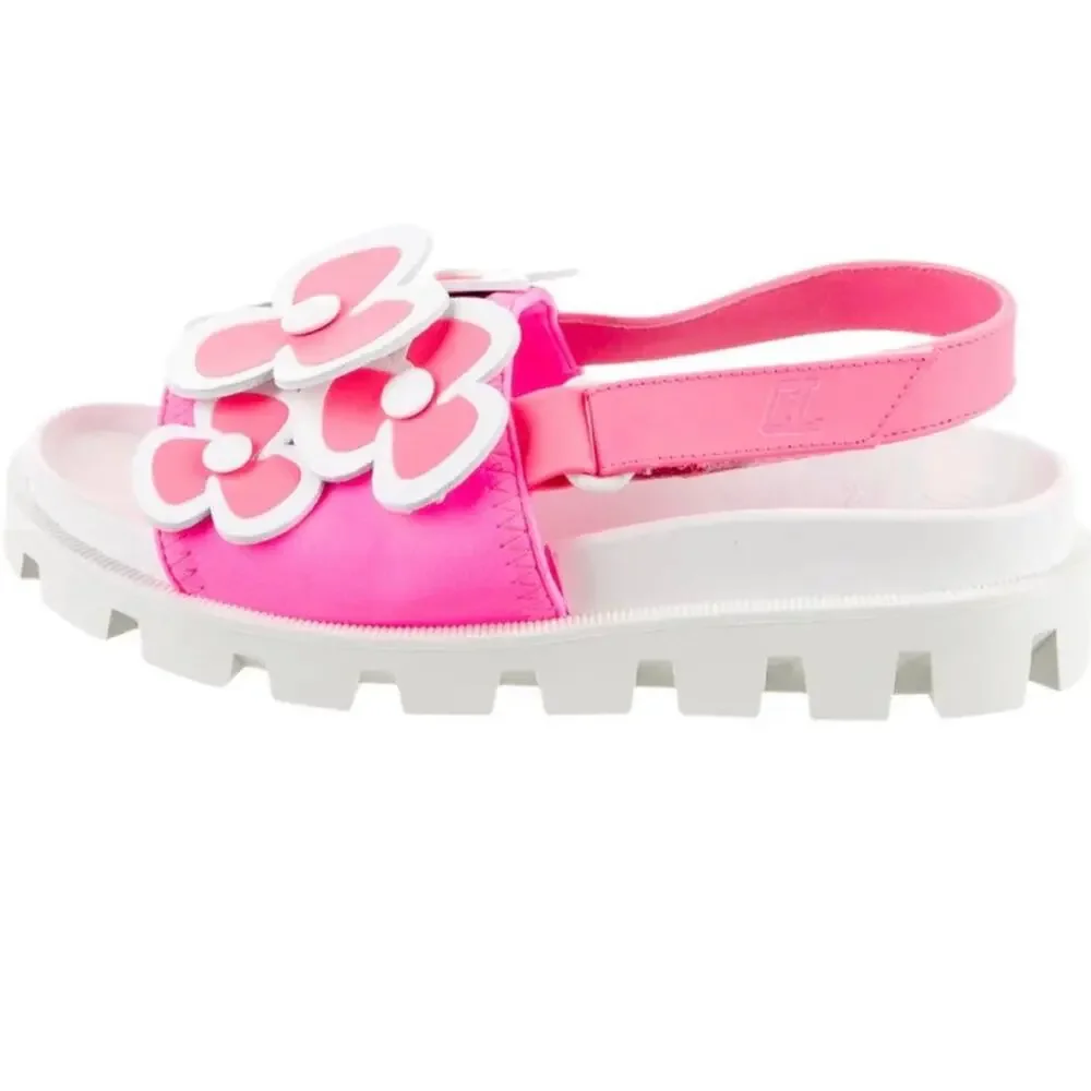 Christian louboutin kids floral euro  euro 34 (US size 3)